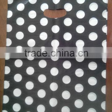 Custom design die cut bags plastic garment bag gift bags from china