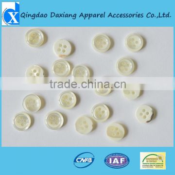 2016 new fashional double white Mother of Pearl Shell Button