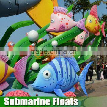 Submarine Floats for Amusement Park