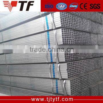 Galvanized SHS RHS hollow section steel pipe,galvanized steel square tube 20x20 mm