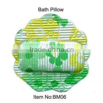 Non-Slip Bath Headrest Pillow with suction cups