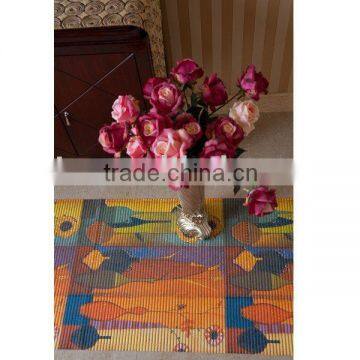 Printed design PVC Foam Floor decorative carpet,Area Rug