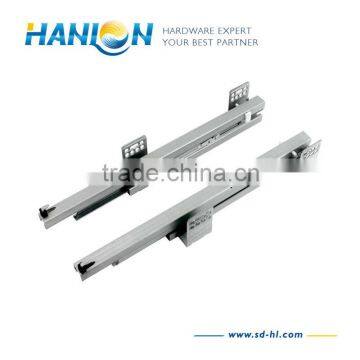 Full extension silent closing heavy duty telescopic drawer slide