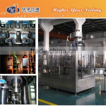 Glass Bottle Whisky Washing-filling-capping Machine