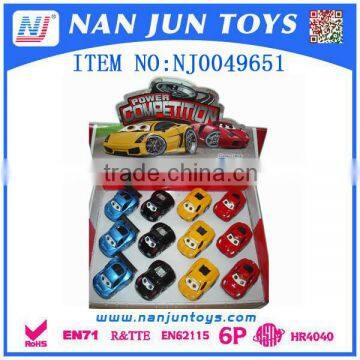 miniature pull back colorful alloy car toy die cast car model for baby