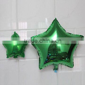5 Inch Start Shape Pure Color Foil Helium Balloons for Birthday Supplies photo-3