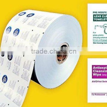 Alcohol Prep Pad Packaging Foil Alu/pe/paper Aluminum Foil Paper