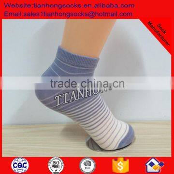 2016 summer women stripe ankle socks