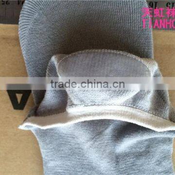 Grey Men Bamboo Invisible Socks photo-2