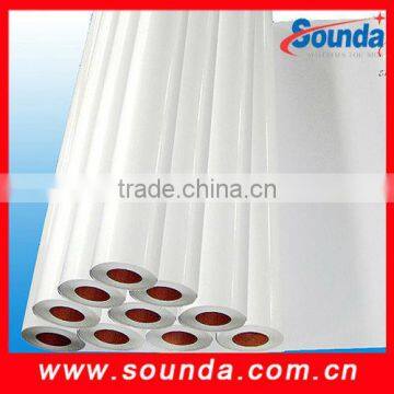 140G Solvent Digital Printing removable adhesive Transparent Sticker Vinyl