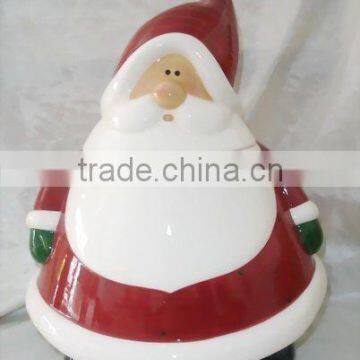 ceramic cookie jar,santa cookie jar,Xmas cookie jar