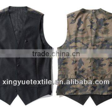 new design suit waistcoat in canouflage color