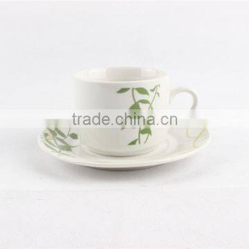 Royal fine ceramic bulk porcelain cup and saucer set china wholesale