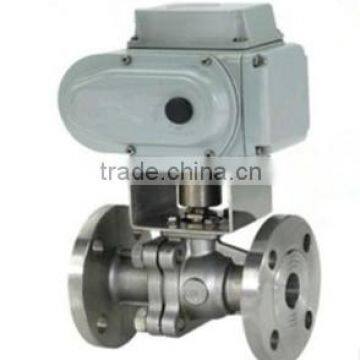 Flange ball valve regulating electric ball valve