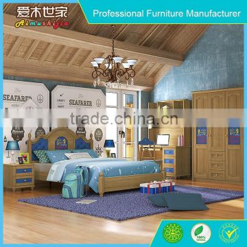 New models/single bed designs wood bed for kids