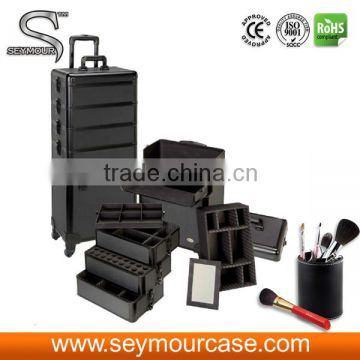 professional aluminum trolley luggage case