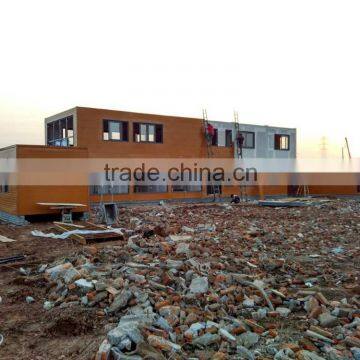 DIY flat pack container house for dancing center, fast assembly prefab house