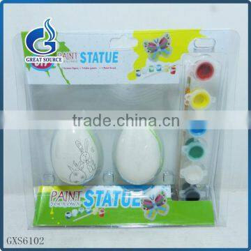 Paint By Yourself Kids' Best Intelligent Gift DIY Ceramic Easter Egg photo-4