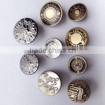 Custom Metal Shank Jean Buttons photo-2