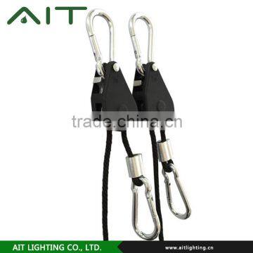 Hydroponics Adjustable 1/8" Rope Ratchet Hanger