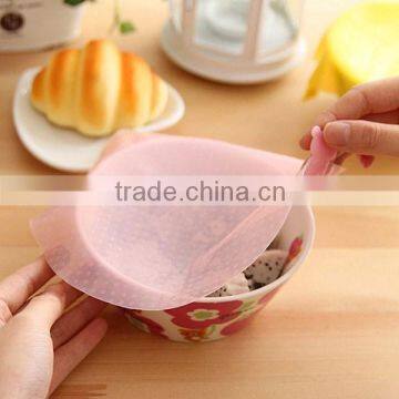 100% Food Grade Soft Design Food Keep Fresh Silicone Food Wrap Wholesale Free Shipping