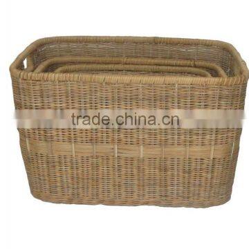 Multifunctional ecofriendly rattan basket