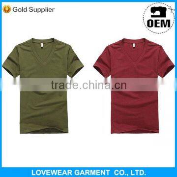 Professional factory cheap price high quality customized OEM service export t-shirt wide neck men