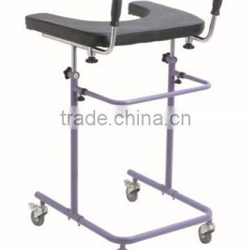 MK9702 Medco Hot Selling Aluminum Walker With Wheels And Seat