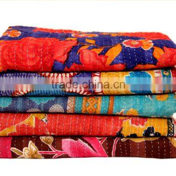 Indian Patchwork Quilt Indian Patchwork Throw Bed Decor Kid quilt Indian