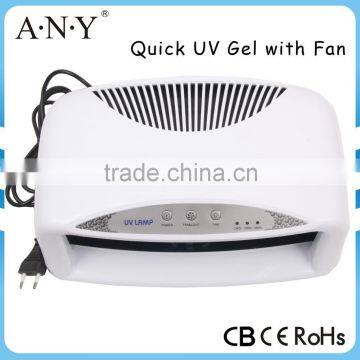 Professional Quick Drying 42W Nail Art Fan Plus Curing UV Nail Led Lamp