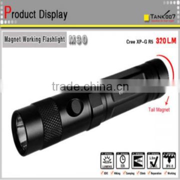 Tank007 best working magnetic torch flashlight lamp wholesale M30