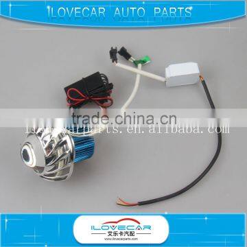 wholesale 2 inch 12V Motobike headlight auto parts 10w led projector lens with angel eye