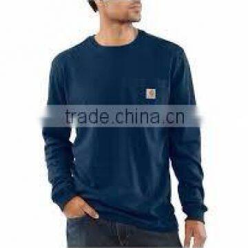 See larger image Mens Long Sleeve Pocket T-Shirt