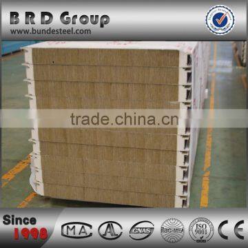 manufacturer of cheap good quality rock wool sandwich wall panel price