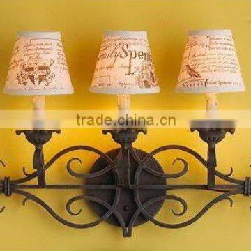 UL & CUL Listed Wrought Iron Wall Light in Bronze