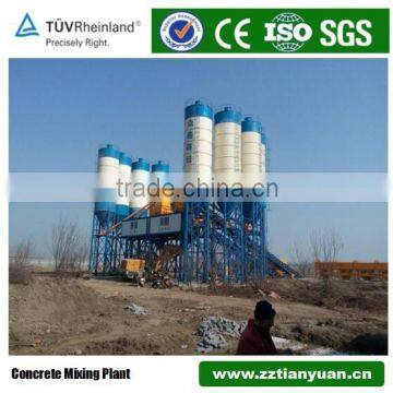 Portable HZS50 Concrete Mixer Plant With Cement Silo photo-6