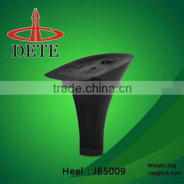 sexy plastic high heels for ladies dress shoes heel material made in china