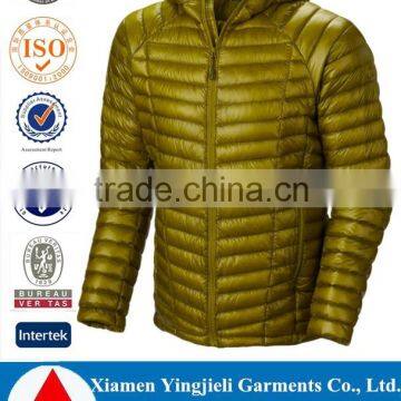 Outdoor Ultralight Foldable Down Jacket Men Duck Down Jacket For Winters