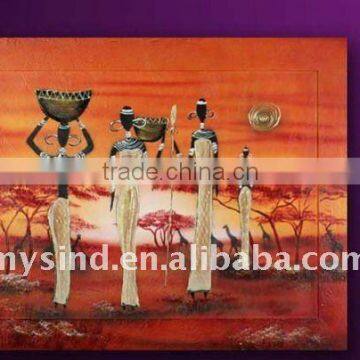 african art oil painting