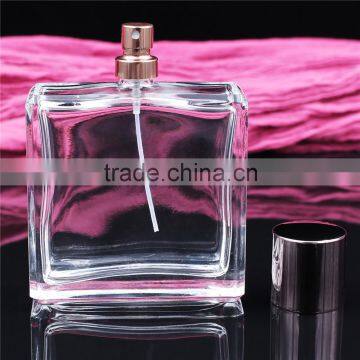 Classic Square 100ml Hot Sale Glass Spray Perfume Bottles photo-3