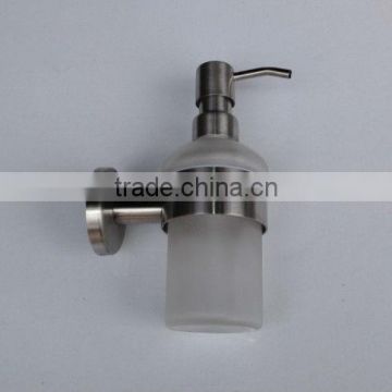 stainless steel soap dispenser with holder