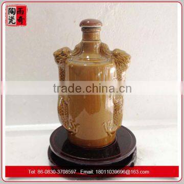 Yuqi ceramic porcelain stocked bottle 1000ml