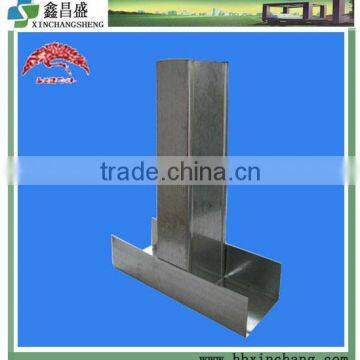 Steel studs and runners for interior decorative