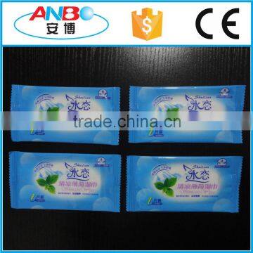 Automatic 230 Bags/min Back Side Seal Single Cleaning Wet Wipes Packing Machine for Airline photo-2