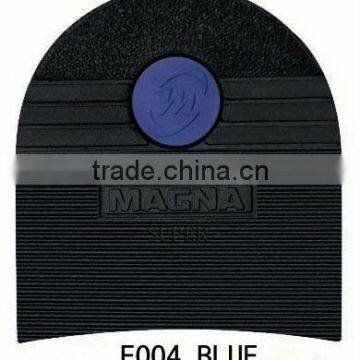 E004 Blue and Red Man's Rubber Half Heels Material MAGNA Heel E004 76