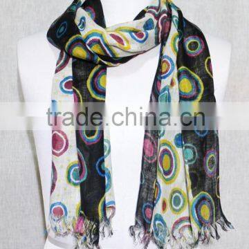 hand Printed cotton scarves Indian scarves shawls