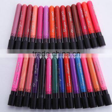 longlasting kissproof 38color matte liquid lipstck black purple blue green color special color