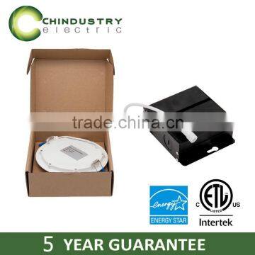 5 year warranty OEM factory indoor lighting, high quality 9w round led light panel