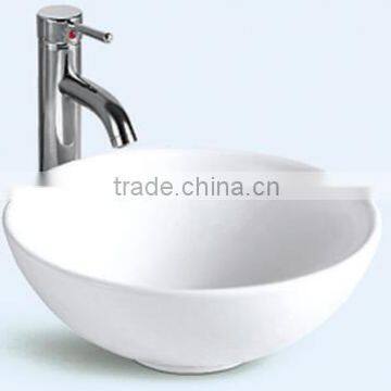 bathroom art basin round white ceramic basin sanitary ware toilet with basin cheap price basinY826