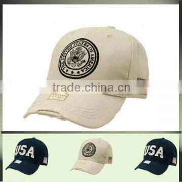 worn out washed embroidered baseball hats wl-0216